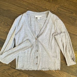 Top shop Ribbed Button front cardigan